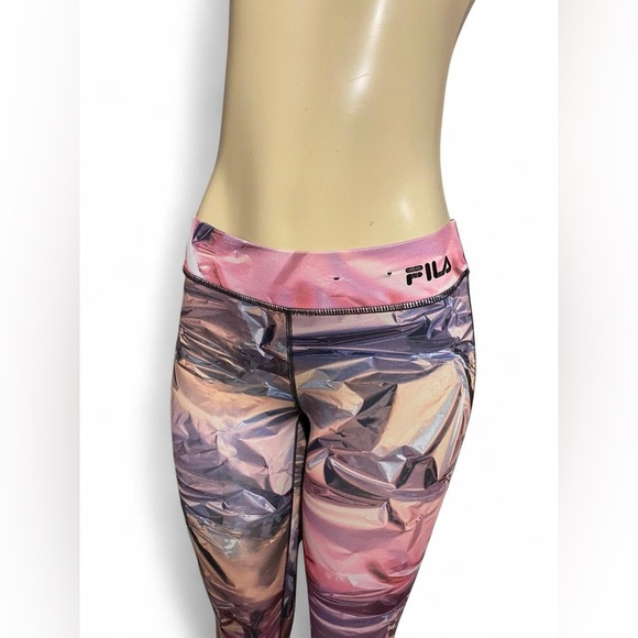 Fila Women's Abstract Print Leggings - Picture 2 of 4